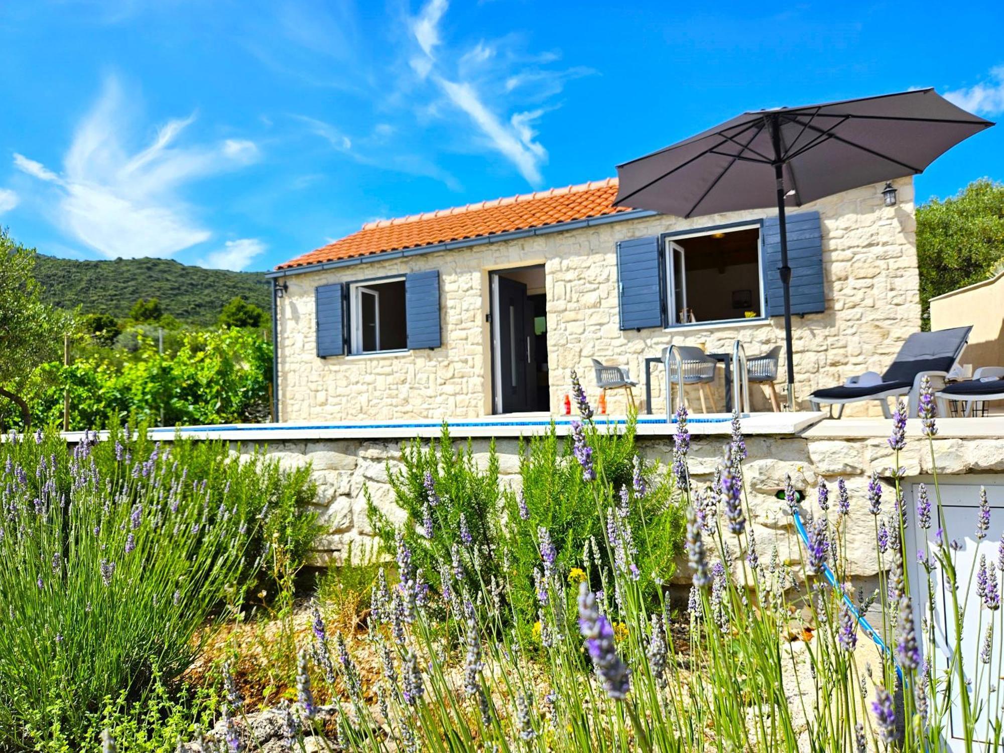 Račišće Stone House In Vineyard 빌라 외부 사진